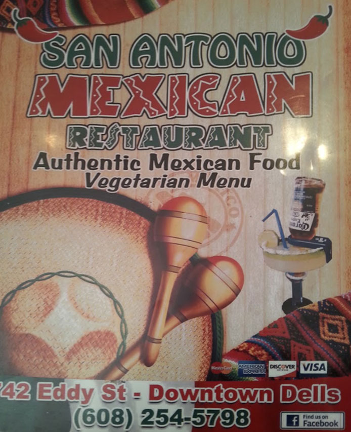 San Antonio Authentic Mexican Restaurant General Menu